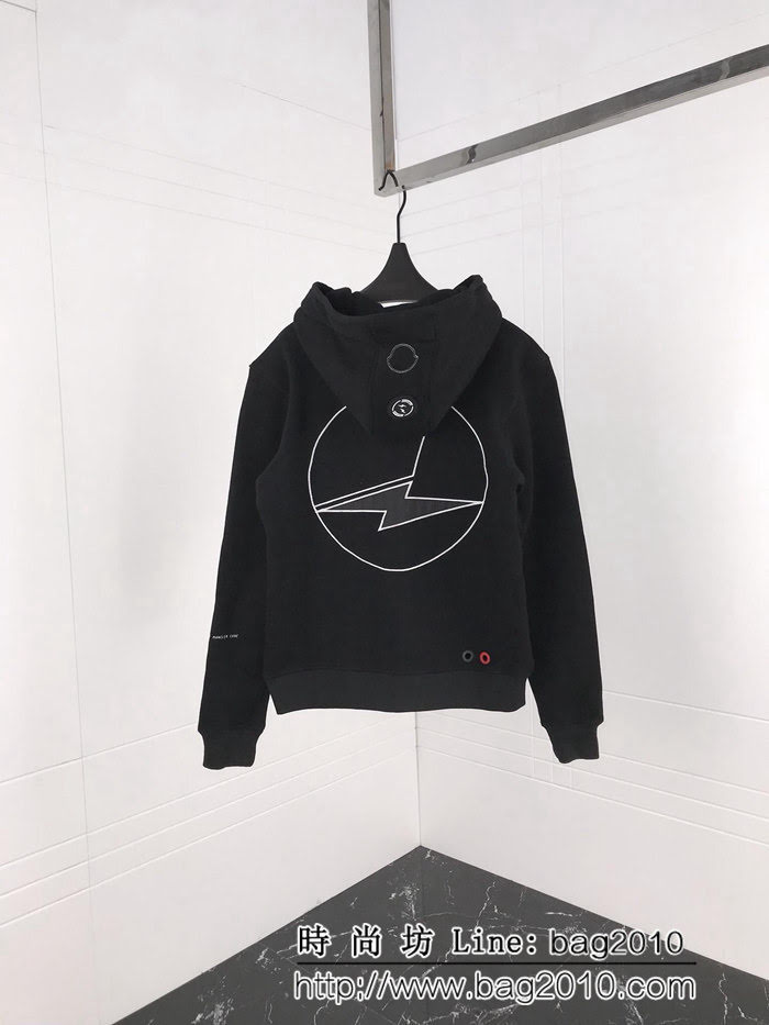 MONCLER蒙口 x 藤原浩 18FW秋冬新款 後背藤原浩閃電標誌 加絨加厚外套 情侶款 ydi1690